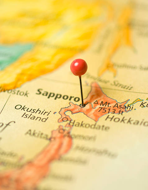 istock Map Of Sapporo,Japan 119893021