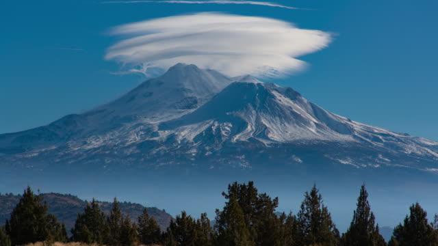 Mount Shasta Lenticular Clouds