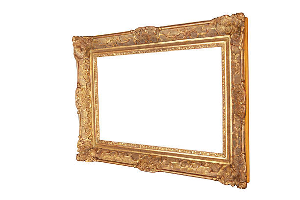 old and antique wooden frame clipping path // FOR MORE FRAMES CLICK HERE: