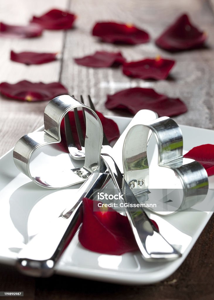 Cena di San Valentino - Foto stock royalty-free di Amore