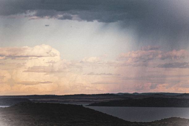 istock Faraway rain showers 1198963535