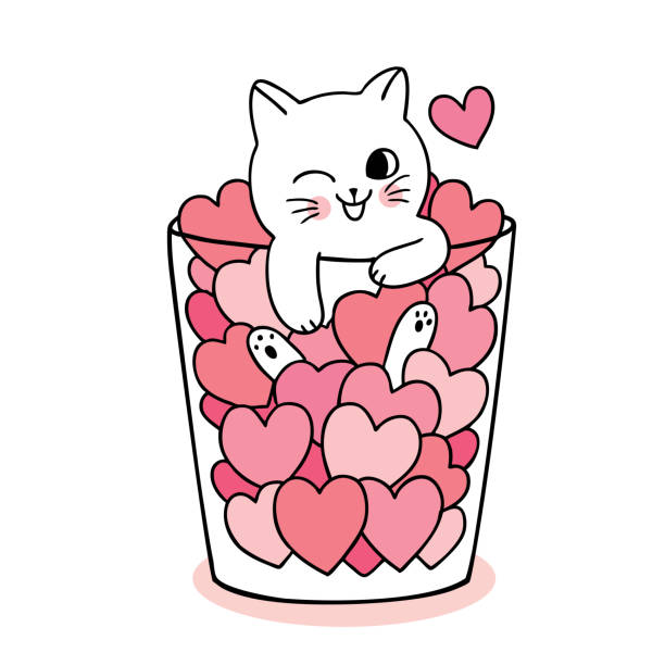 6,147 Cat Valentine Cartoon Illustrations & Clip Art - iStock