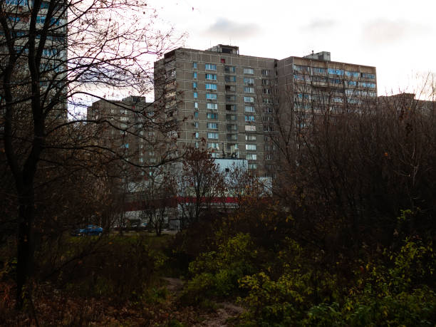 istock trail from the forest to the city 1198970937