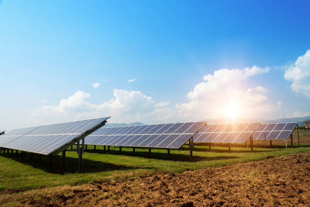 istock Solar panels, photovoltaic - alternative electricity source 1198971338