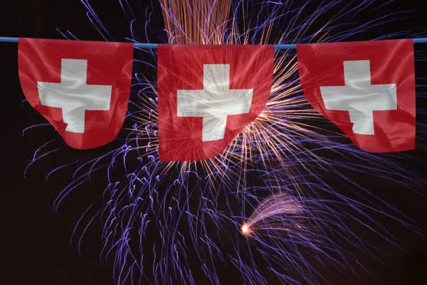 Fireworks in Switzerland