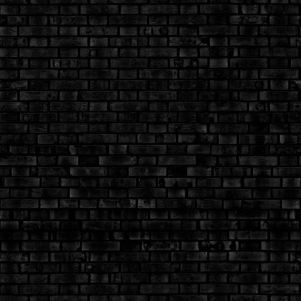 istock The old building is made of black brick .Texture or background 1198981162