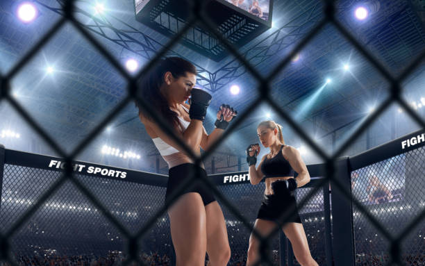 istock MMA women. 1198981323