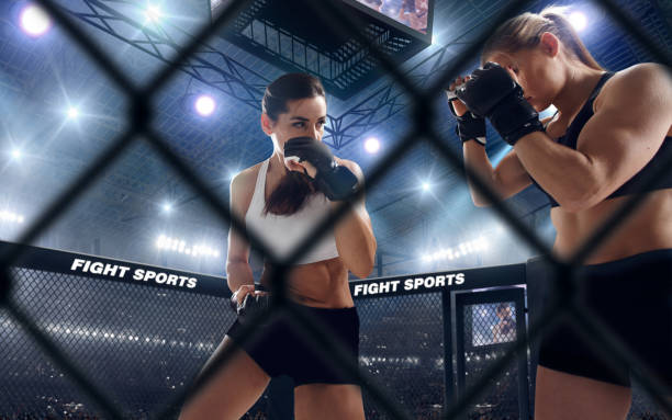 istock MMA women. 1198981324