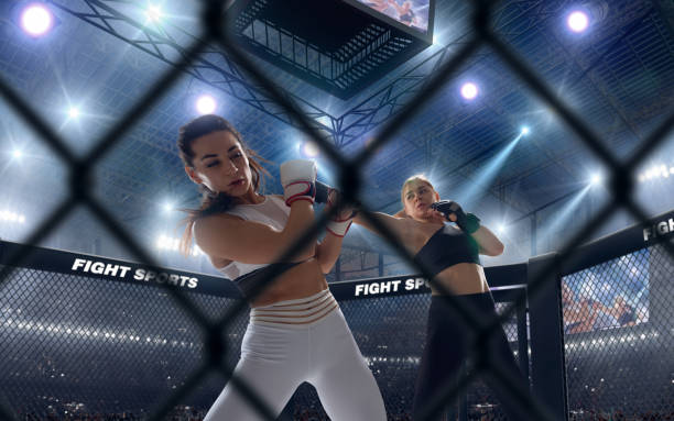 istock MMA women. 1198981334