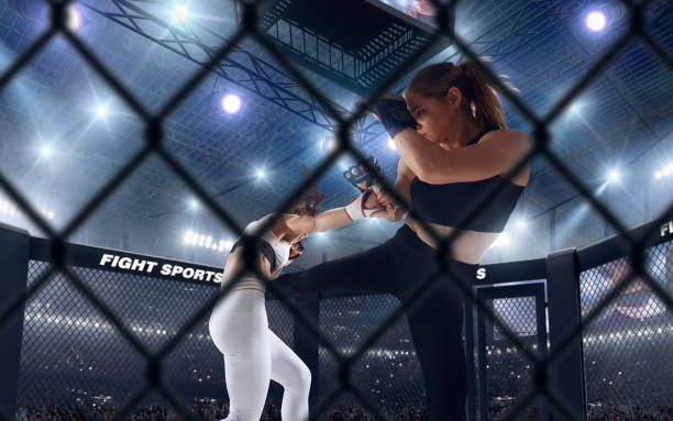 istock MMA women. 1198981459