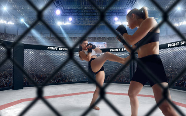 istock MMA women. 1198981465