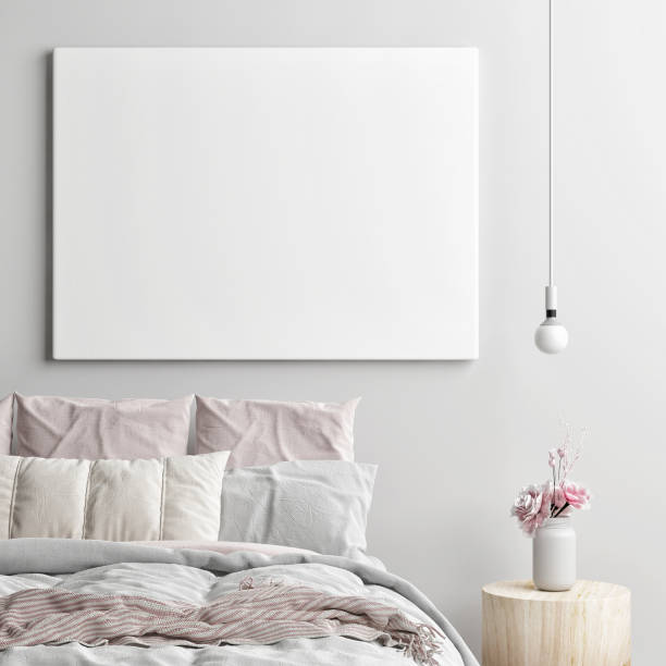 istock Mock up poster, interior Scandinavian design 1198983702