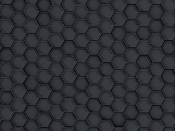 istock Abstract geometric background with shapes. 3D 1198983881