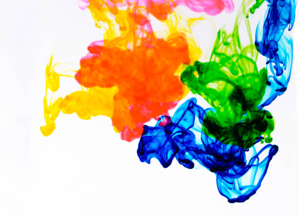 istock Food color drop and dissolve in water. 1198987179