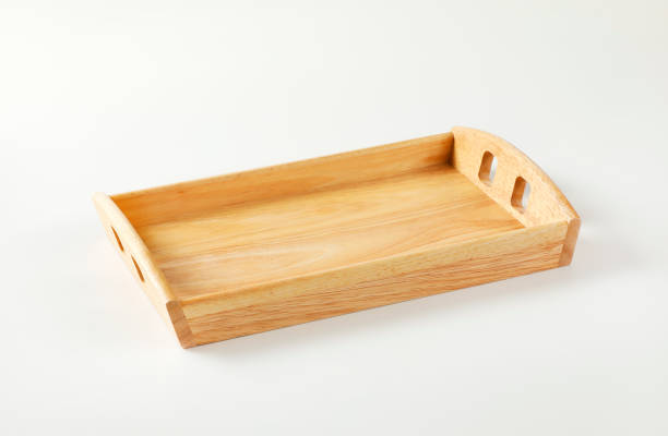 istock Wooden serving tray 1198991769