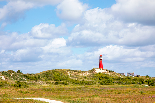 La torre norte, faro en la isla Schiermonnikoog photo