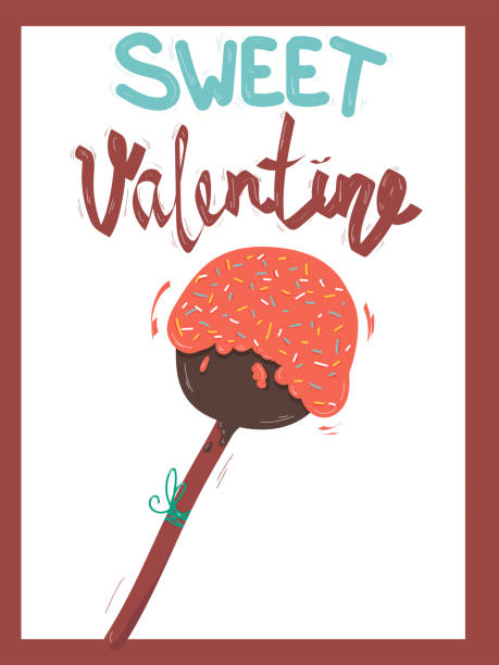 istock Valentine greeting card, poster. Cute hand draw elements, doodle. Perfect for valentines day, stickers, birthday, save the date invitation 1198993297