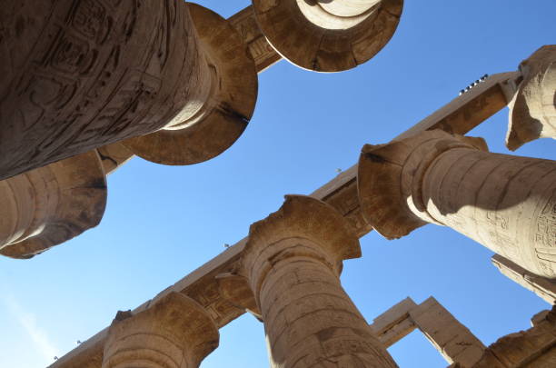 istock Hypostyle Hall at Karnak Temple, Ancient columns, Luxor, Egypt 1198996071