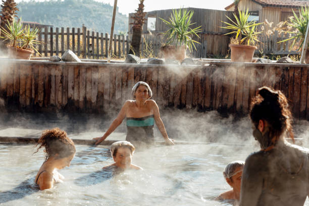 istock Friendship inside of mud bath 1198999573