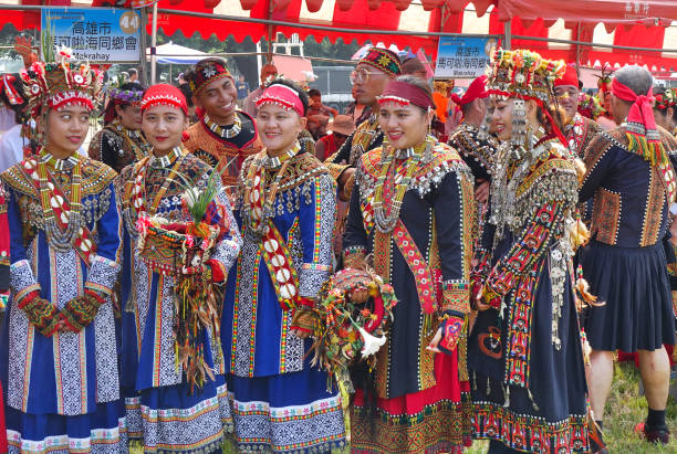 Harvest Festival of the Rukai People in Taiwan stock photo