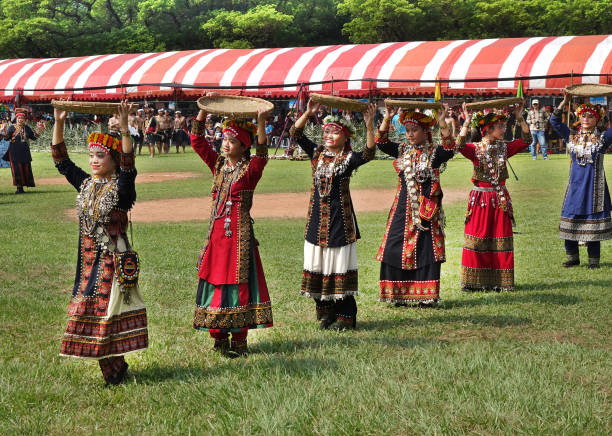 Harvest Festival of the Rukai People in Taiwan - fotografia de stock