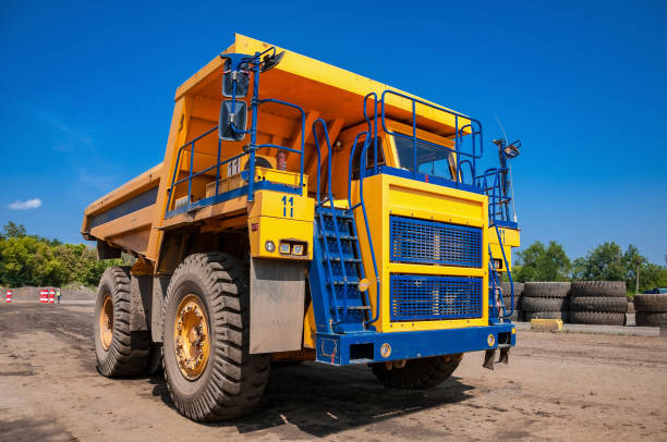istock heavy open cast mine truck 1199012384