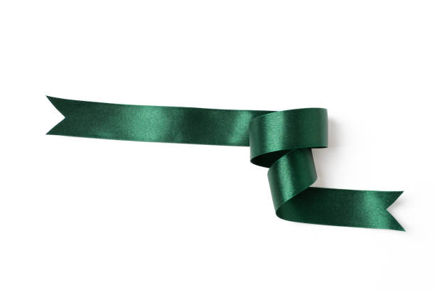 istock green banners ribbons label on white background 1199015008