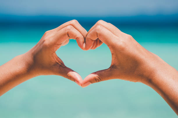 istock Female hand in heart shape 1199017961