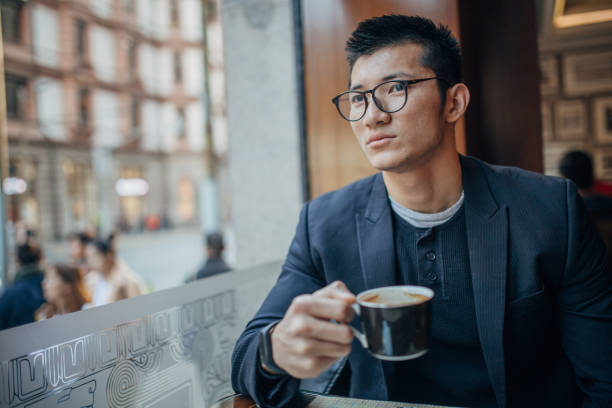 istock Young businessman is on a coffee break 1199018036