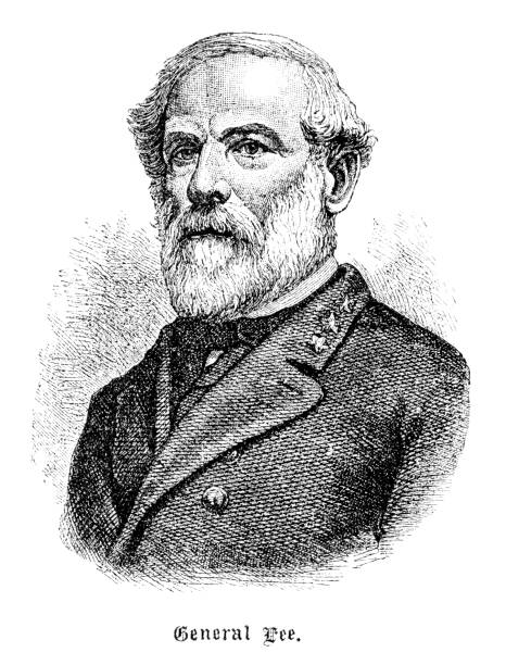 Robert Edward Lee American And Confederate Soldier Stock Illustration -  Download Image Now - Robert E. Lee, Engraved Image, Officer - Military Rank  - iStock