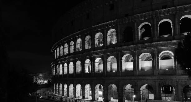 istock Rome - Colosseum at night 1199019338