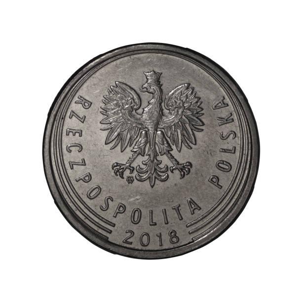 istock Polish coin with a face value of 1 from 2018 1199023209