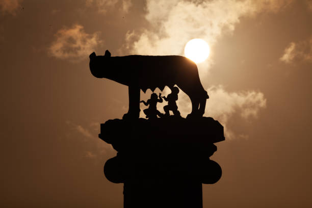 istock Capitoline Wolf in Rome, Lazio, Italy 1199028361