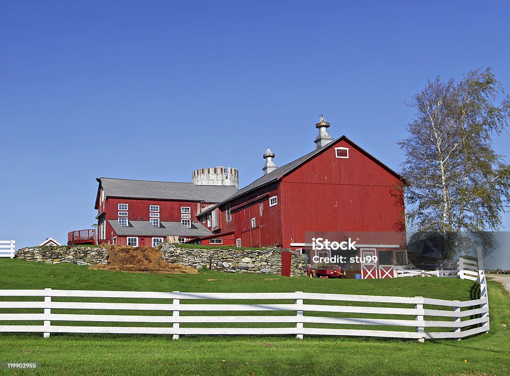 Fazenda americana tradicional - Foto de stock de Ranch House royalty-free