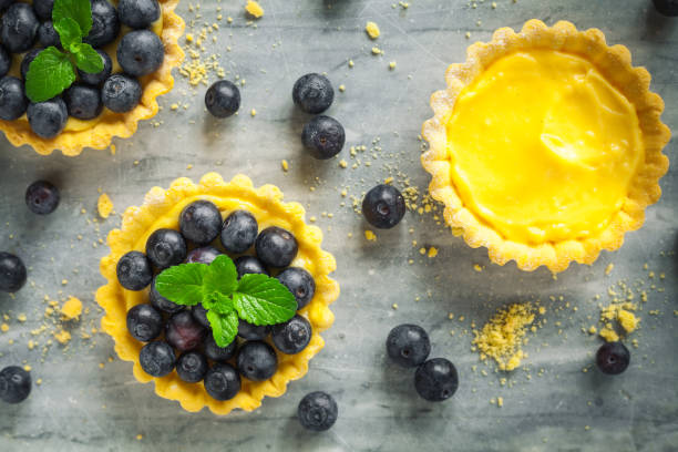 istock Little blueberries tarts 1199031256
