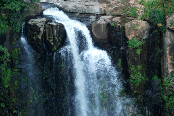 istock Beautiful Waterfall in mountains. Landscape, 1199033153