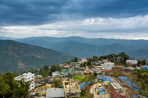Town of Ilam of Nepal