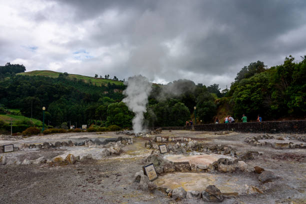 istock thermal pools in furnas 1199036705