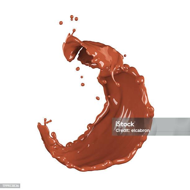 Chocolate Splash Stock Photo - Download Image Now - Brown, Chocolate, Color Image