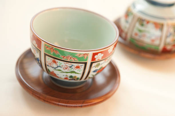 istock Japanese Bowl with wood plate 119903843