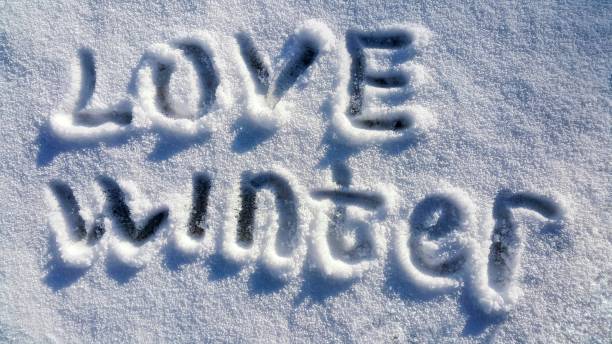 istock winter on snow written the text 1199039091