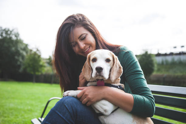 istock Morning walk with dog 1199044771