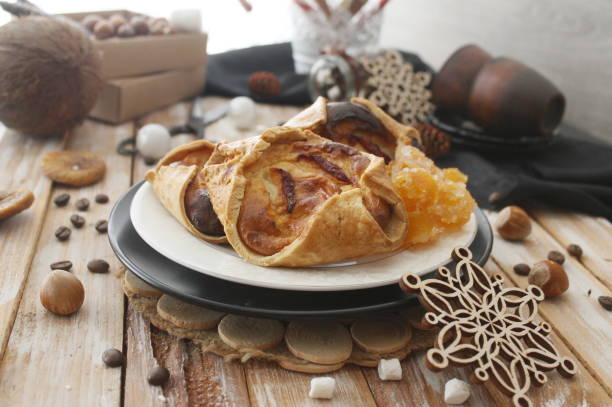 istock Homemade plum pie, Plum galette 1199046427