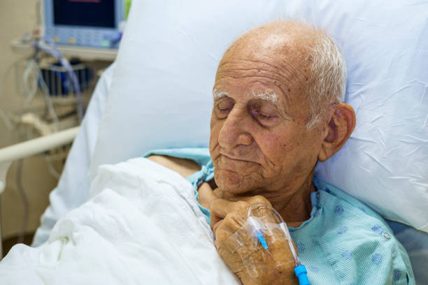 istock Senior man in hospital 1199048774