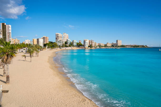 Playa Albufereta Beach in Alicante Spain