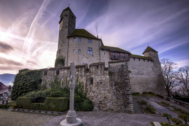 Rapperswil castle, Switzerland stock photo