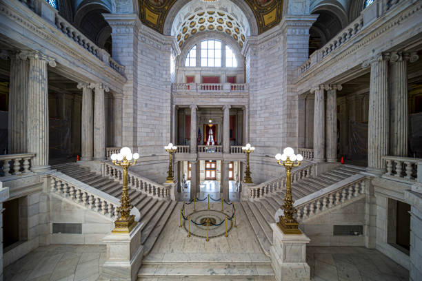 istock Rhode Island State House interior, Providence Rhode Island 1199055422