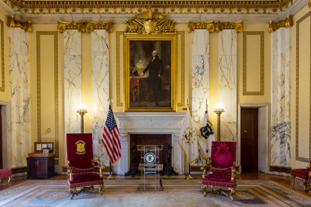 istock State Reception Room, Rhode Island State House 1199055544
