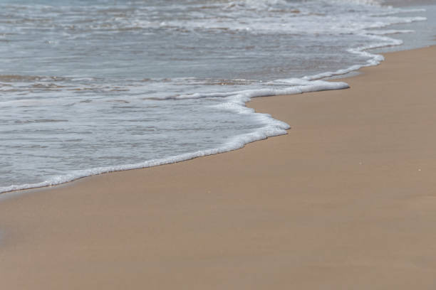 istock Beautiful turquoise sea with sunlight and the waves 1199057207