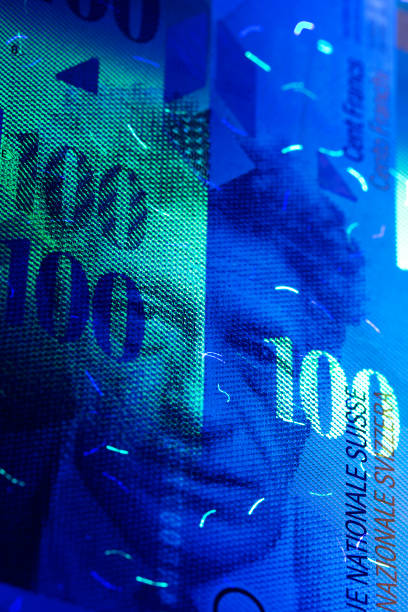 istock Swiss money in UV rays 1199059314